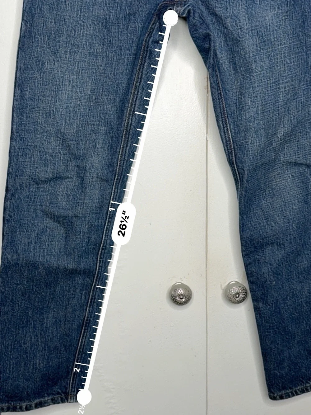 todd shelton men selvage straight jeans size 28x26 blue